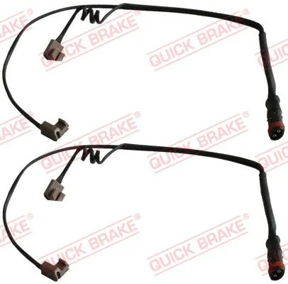Warning Contact, brake pad wear